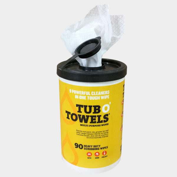 Tub O’ Towels Wipes 90 Count Rhino Tuff Tanks Nordic